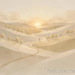 abstract illustration of a support journey