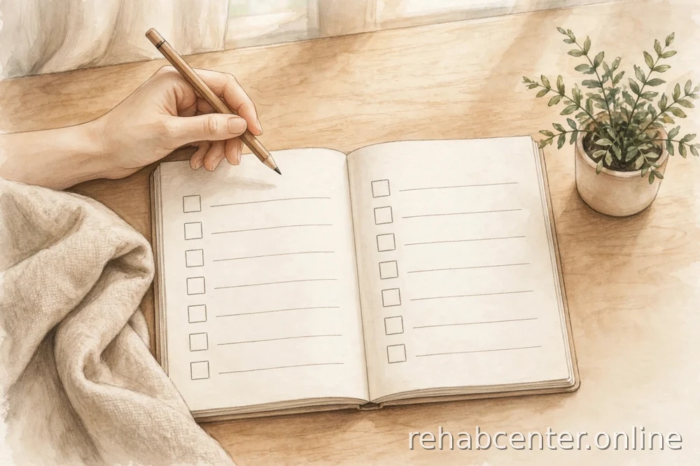 checklist-style illustration