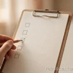 Choosing a Rehab Program: A Practical Checklist checklist with pencil illustration