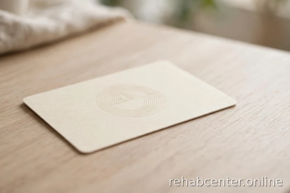 insurance card on a desk