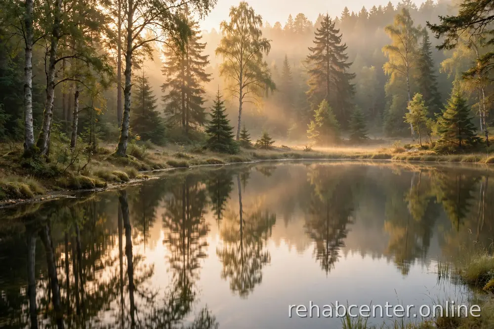 calm nature scene